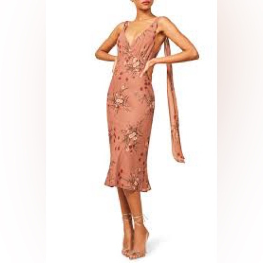 Reformation Floral Wedding Guest Dress